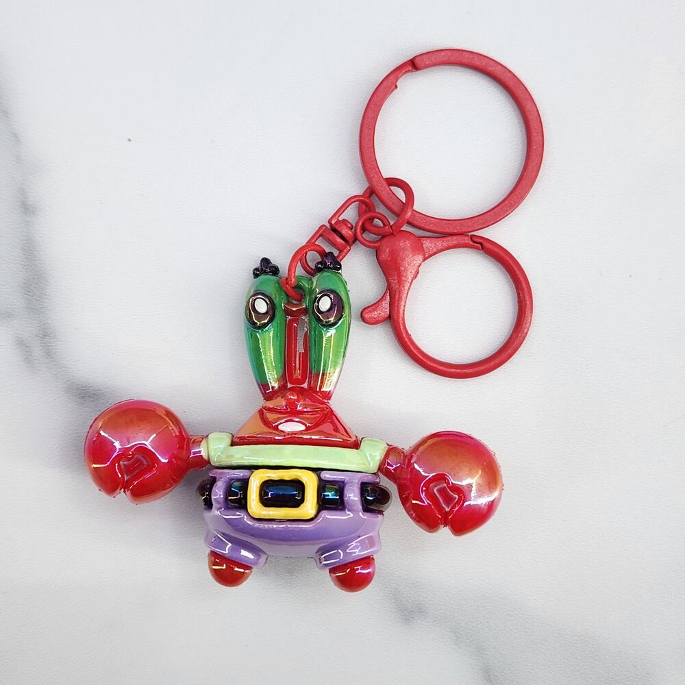 Mr. Krabs 3D Figure Keychain & Bag Charm SpongeBob SquarePants Character